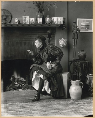 Frances Benjamin Johnston, Autorretrato (como "Mujer nueva") de Frances Benjamin Johnston