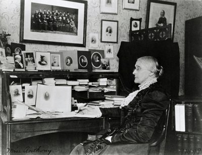 Susan Brownell Anthony 1899 (foto en blanco y negro) de Frances Benjamin Johnston