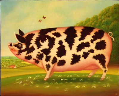 Cerdo Old Spot de Frances Broomfield