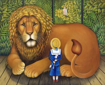 El león y Albert, 2001 de Frances Broomfield