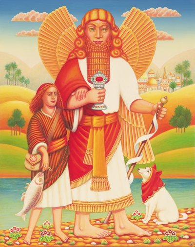 Tobías y el ángel, 2009 de Frances Broomfield