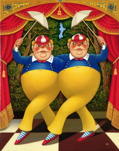 Tweedledum y Tweedledee de Frances Broomfield