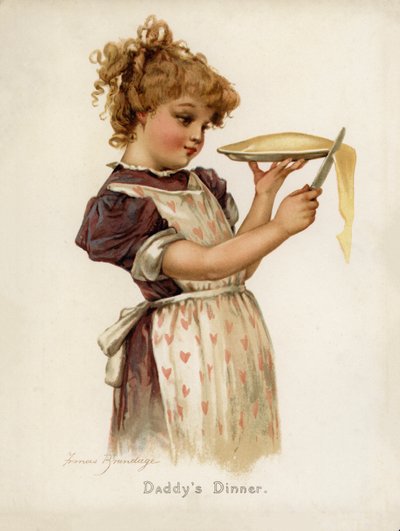 Niñas: La cena de papá de Frances Brundage