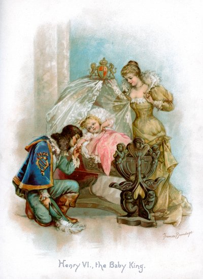 Enrique VI, el rey bebé, 1897 de Frances Brundage