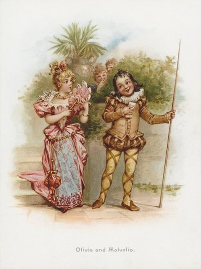 Olivia y Malvolio de Frances Brundage