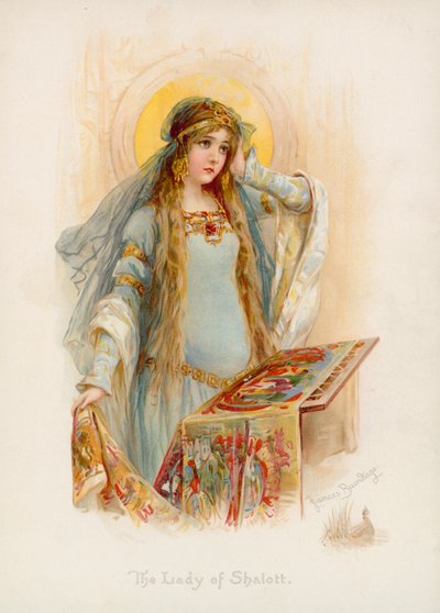 La Dama de Shalott de Tennyson de Frances Brundage