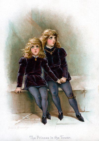 Los príncipes en la torre, 1897 de Frances Brundage