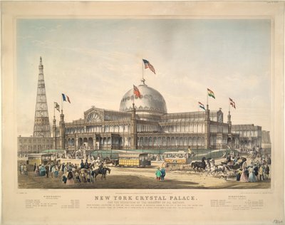Crystal Palace de Nueva York: Para la Exposición de la Industria de Todas las Naciones. de Frances Flora Bond Palmer