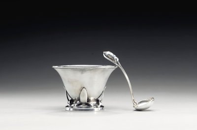 Tazón y cuchara, c.1910 de Frances MacBeth Glessner