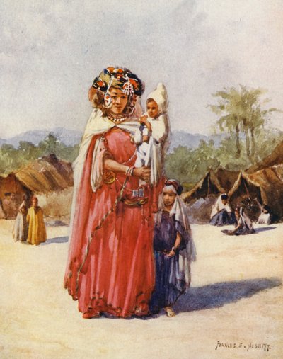 Una mujer de Biskra (litografía en color) de Frances Nesbitt