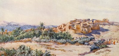 En la orilla del desierto (litografía en color) de Frances Nesbitt