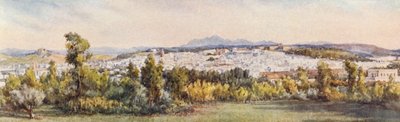 Túnez desde el Belvedere (litografía en color) de Frances Nesbitt