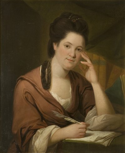 Retrato de Hannah More (n.1745), c.1780 de Frances Reynolds