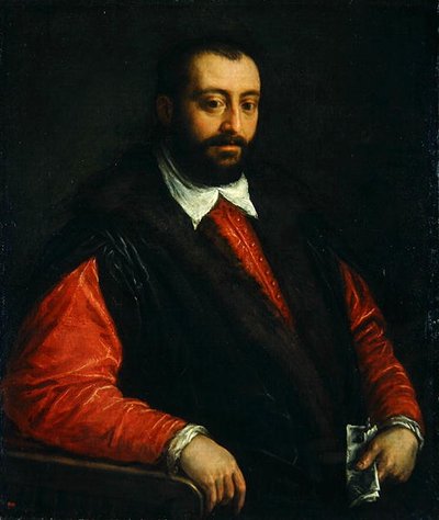 Retrato de un hombre de Francesco Bassano