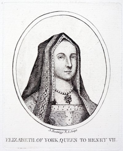 Isabel de York, Reina Consorte del Rey Enrique VII de Francesco (after) Bartolozzi