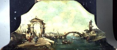 Vista del Puerto Veneciano Capricho de Francesco (after) Guardi