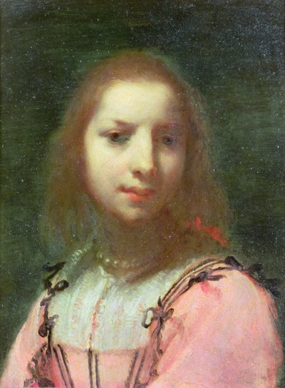Retrato de una joven, c.1640 de Francesco (attr. to) Furini