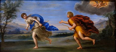 Apolo y Dafne, c. 1615-1620 de Francesco Albani