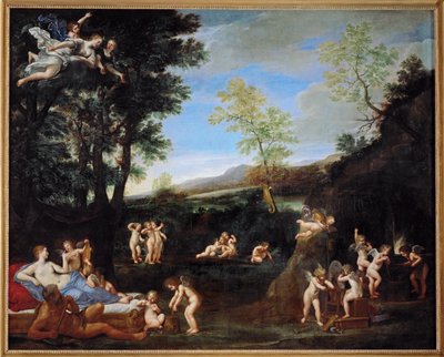 Le repos de Venus et de Vulcain - el reposo de Venus y Vulcano ... de Francesco Albani