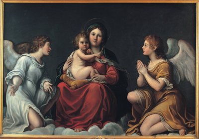 Virgen con el Niño y ángeles de Francesco Albani