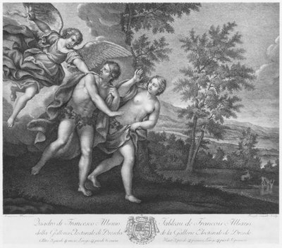 La expulsión del Paraíso de Francesco Albani