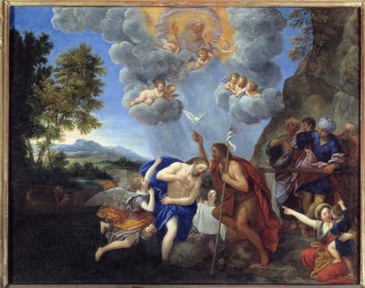 El bautismo de Cristo de Francesco Albani