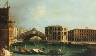 Francesco Albotto Puente de Rialto y Palacio Camerlenghi de Francesco Albotto
