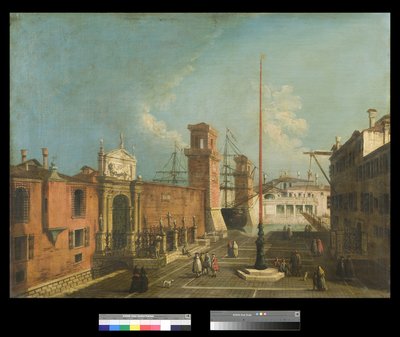 Vista de Campo y Porta Arsenale de Francesco Albotto