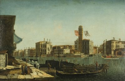 Vista del Gran Canal, Venecia, c.1743 de Francesco Albotto