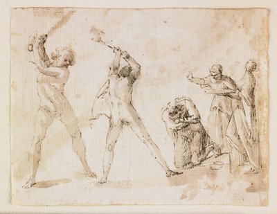 Martirio de San Juan Bautista de Francesco Allegrini