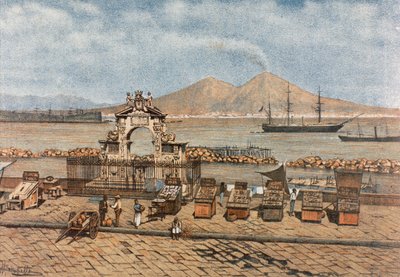 Playa de Santa Lucía, en Nápoles de Francesco Aversano