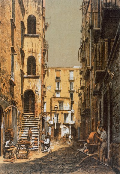 Vico Calderai Porto, en Nápoles de Francesco Aversano