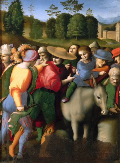 Leyenda de José: El hallazgo de la capa, 1515-1516 de Francesco Bacchiacca