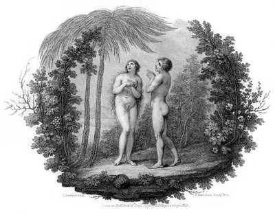 Adán y Eva de Francesco Bartolozzi