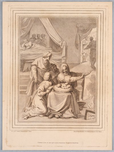 Nacimiento de Pirro de Francesco Bartolozzi