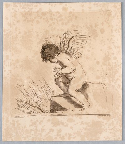 Cupido con un dardo de Francesco Bartolozzi