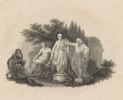 Demóstenes, Cicerón y William Pitt, Conde de Chatham, 1750-1815 de Francesco Bartolozzi
