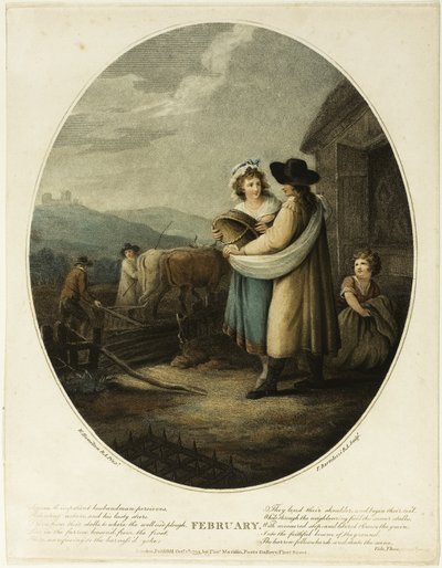 Febrero de Francesco Bartolozzi