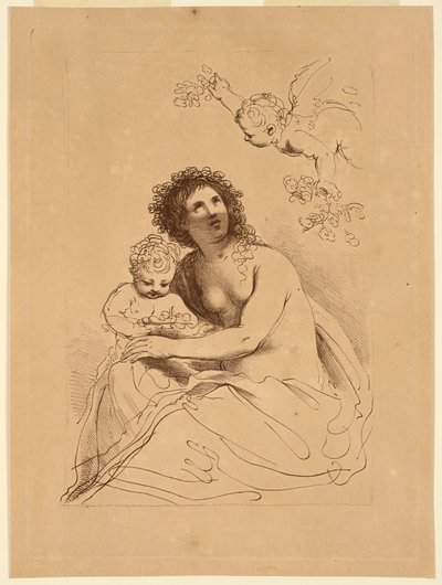 Flora con niños de Francesco Bartolozzi