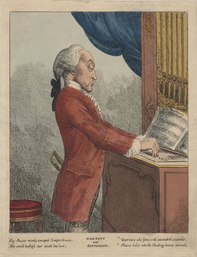 Armonía y sentimiento, c.1785 de Francesco Bartolozzi