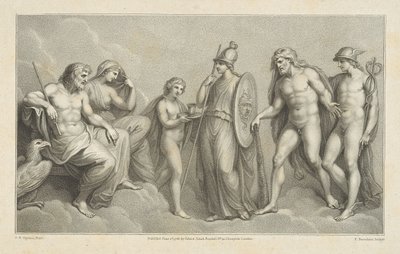Hércules presentado a Júpiter y Juno de Francesco Bartolozzi