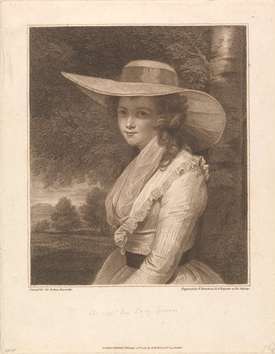 Lavinia, Condesa Spencer, Vizcondesa Althorp de Francesco Bartolozzi