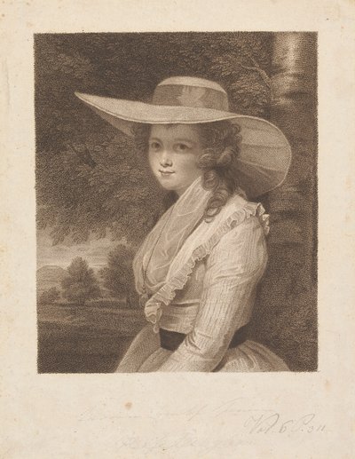 Lavinia Spencer (de soltera Bingham), Condesa Spencer de Francesco Bartolozzi