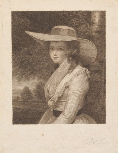 Lavinia Spencer (de soltera Bingham), Condesa Spencer de Francesco Bartolozzi