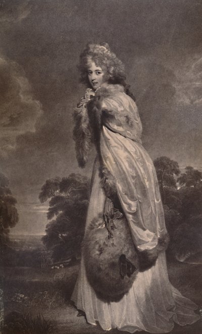 Señorita Elizabeth Farren, luego condesa de Derby, c1792 1894 de Francesco Bartolozzi
