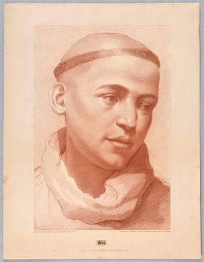 Cabeza de monje de Francesco Bartolozzi