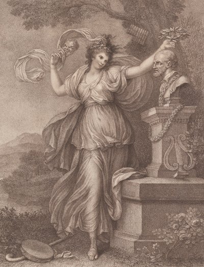 Sra. Abington como Thalia, 20 de agosto de 1783 de Francesco Bartolozzi