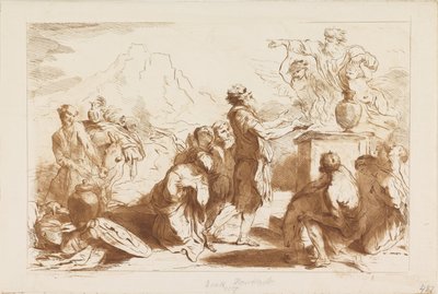 Sacrificio de Noé
Antiguo y Nuevo Testamento según Castiglione (título de la serie) de Francesco Bartolozzi