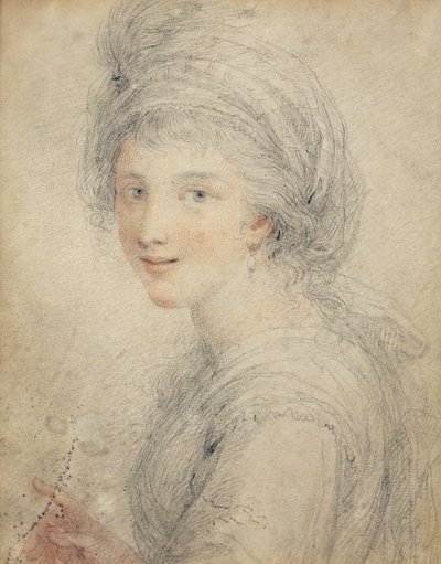 Retrato de Angelica Kauffman de Francesco Bartolozzi
