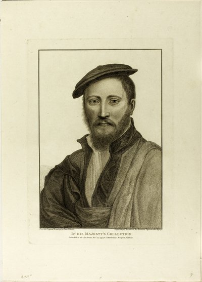 Retrato de un hombre de Francesco Bartolozzi